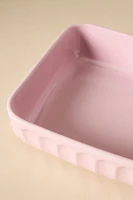 Amelie Latte Portuguese Stoneware Square Baking Dish