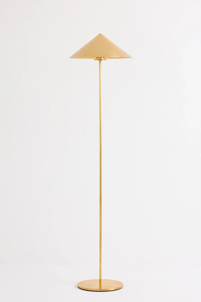 Orsay Medium Brass Floor Lamp