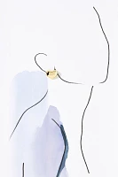 Clare V. Mylar Heart Post Earrings