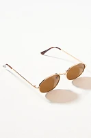 I-SEA Oval Wire Sunglasses