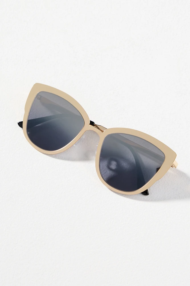 I-SEA Mallory Metal Cateye Sunglasses