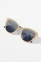 I-SEA Mallory Metal Cateye Sunglasses