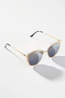 I-SEA Mallory Metal Cateye Sunglasses