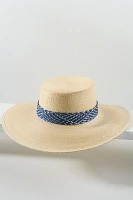 San Diego Hat Co. Bolero Patterned Straw Boater