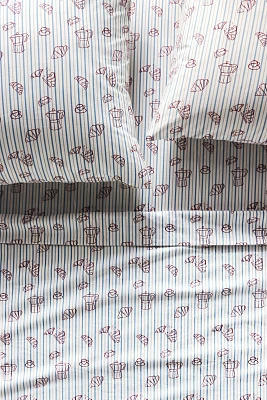 dduende studio Café Icon Cotton Percale Sheet Set