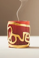 grantLOVE x Amber Sakai LOVE Candle Holder and Chaparral Candle Set