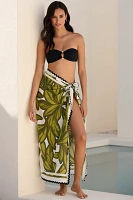 Celandine Printed Ric Rak Sarong