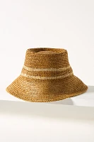 Wyeth Raffia Straw Bucket Hat