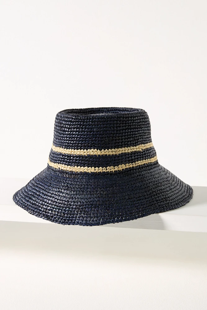 Wyeth Raffia Straw Bucket Hat