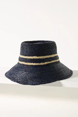 Wyeth Raffia Straw Bucket Hat