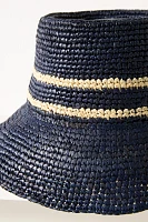 Wyeth Raffia Straw Bucket Hat