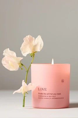 Anecdote Love Rosewater & Sea Salt Glass Candle