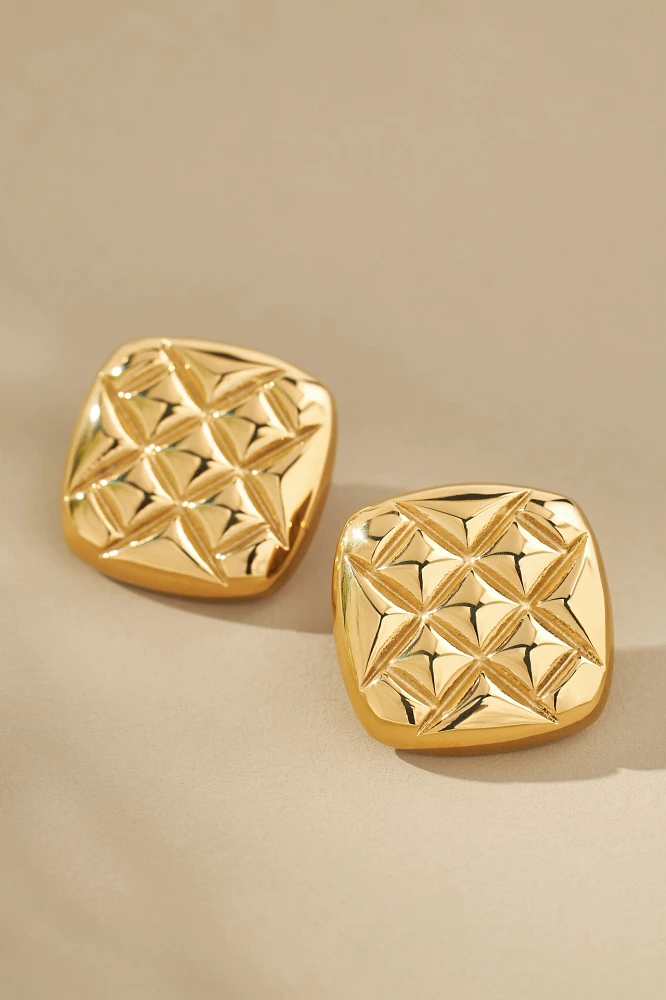 Cendré Olsen Square Earrings