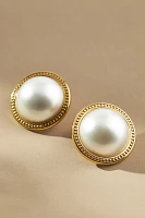 Cendré Rue Cler Pearl Earrings