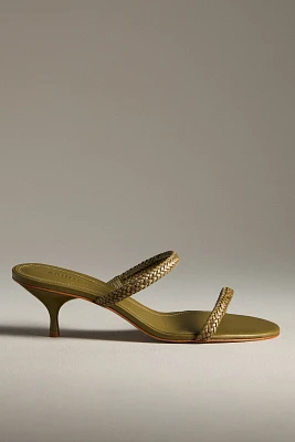 Schutz Talia Woven Kitten Heels