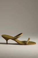 Schutz Talia Woven Kitten Heels