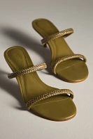Schutz Talia Woven Kitten Heels