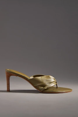 Schutz Lori Mid Thong Heeled Sandals