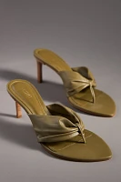Schutz Lori Mid Thong Heeled Sandals