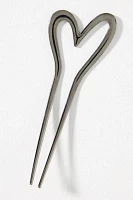 Heart Metal Hair Pin