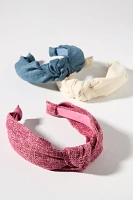 Everly Denim Knot Headband