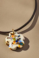 sandralexandra Glass Clover Pendant Necklace