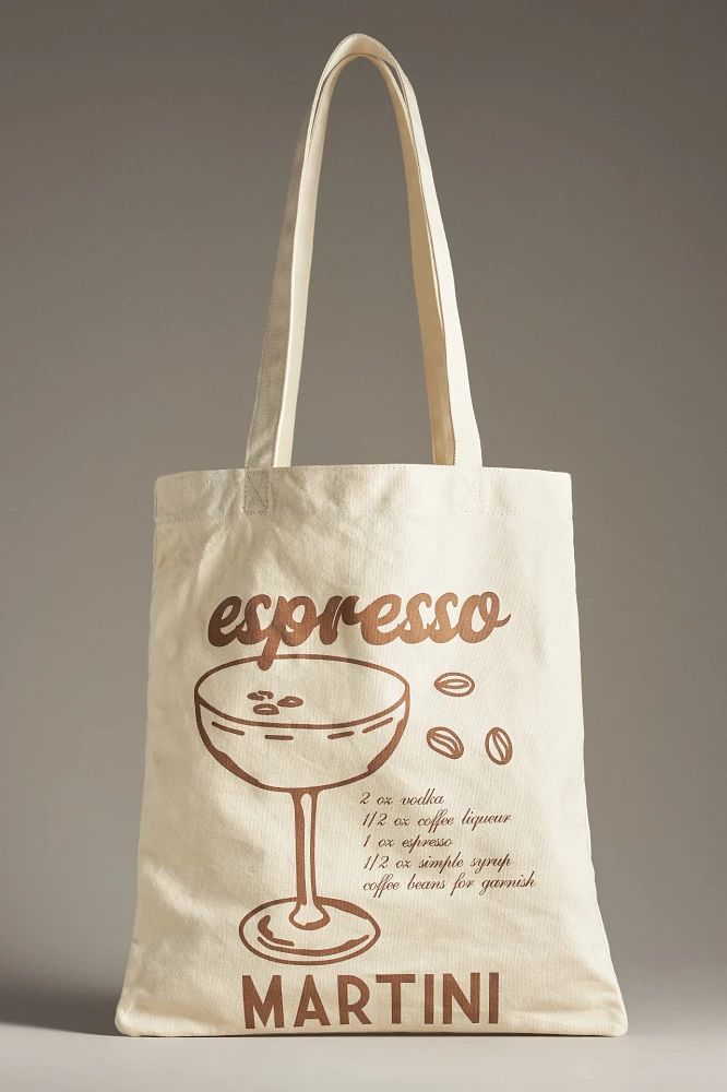 Cocktail Canvas Tote