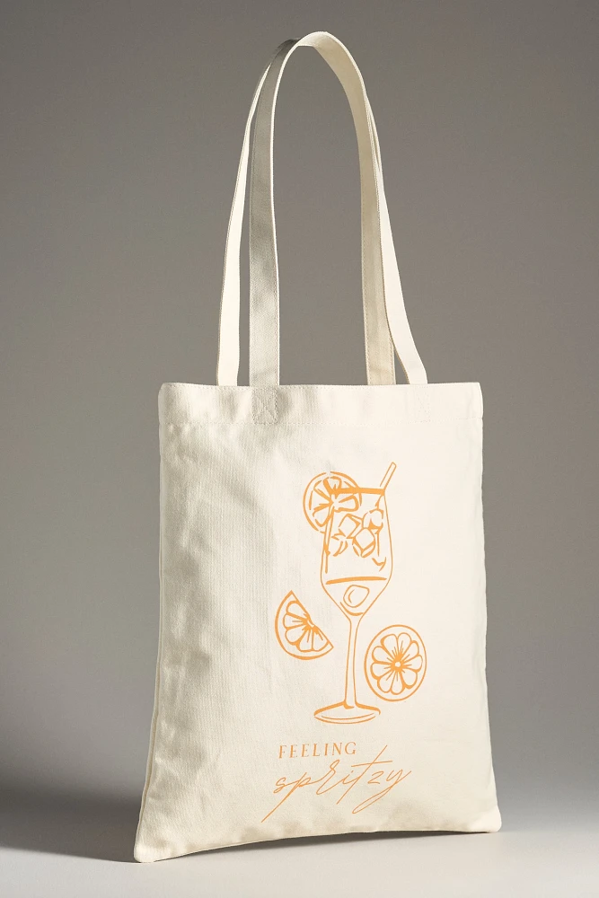 Graphic Canvas Tote