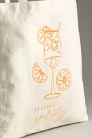 Graphic Canvas Tote