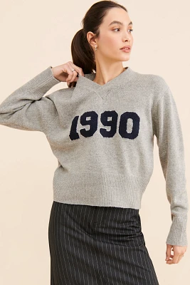 Flat White 1990 Varsity Sweater