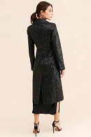 Avec Les Filles Sequin Embellished Overcoat