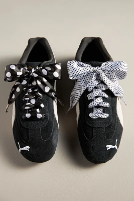 Satin Polka Dot Shoe Laces