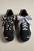 Satin Polka Dot Shoe Laces