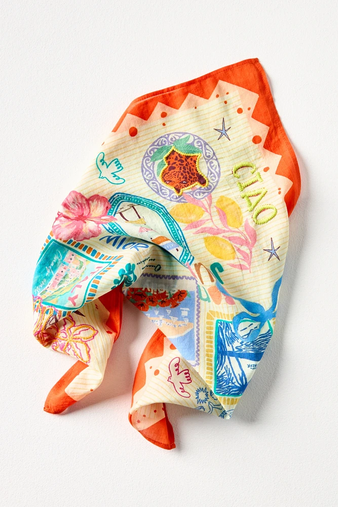 Vismaya x Anthropologie Italian Summer Icon Scarf