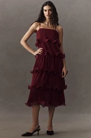 Endless Rose Pleated Tiered Midi Dress