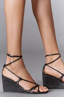 By Anthropologie Strappy Wedge Heels