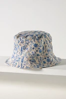 Coney Island Picnic Wallpaper Floral Bucket Hat