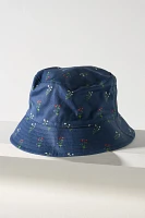 Coney Island Picnic Wallpaper Floral Bucket Hat