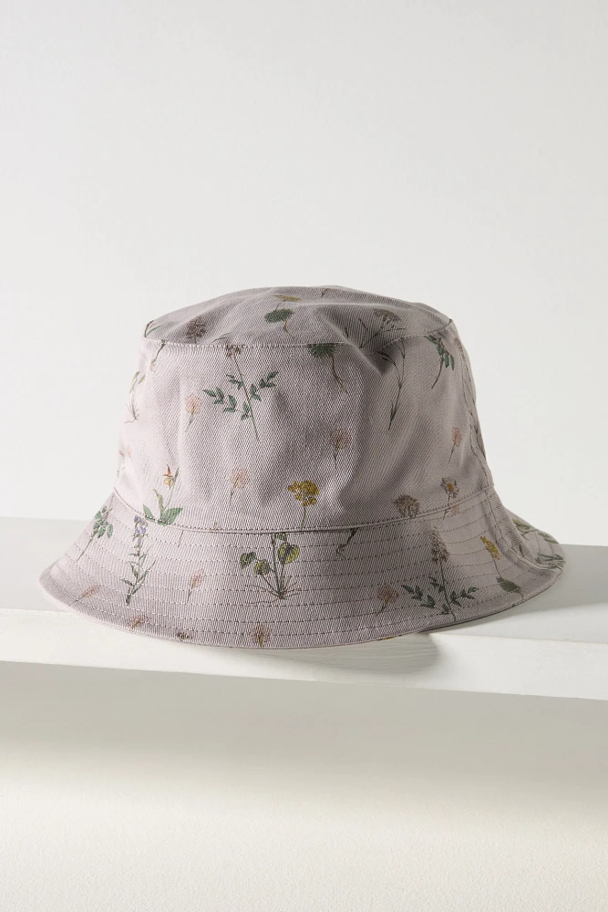 Coney Island Picnic Wallpaper Floral Bucket Hat