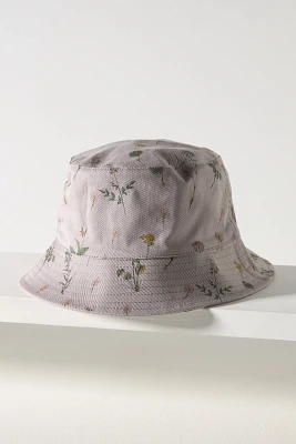 Coney Island Picnic Wallpaper Floral Bucket Hat