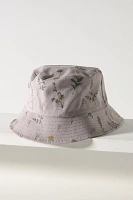 Coney Island Picnic Wallpaper Floral Bucket Hat