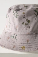 Coney Island Picnic Wallpaper Floral Bucket Hat