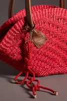 Sensi Studio Thick-Weave Mini Basket Bag