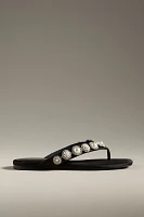 Jeffrey Campbell Merid Embellished Thong Sandals