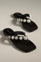 Jeffrey Campbell Merid Embellished Thong Sandals