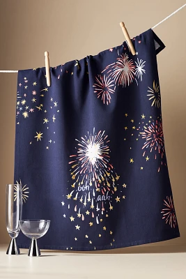 Fireworks Dish Towel