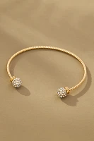 Pavé Knotted Cuff Bracelet