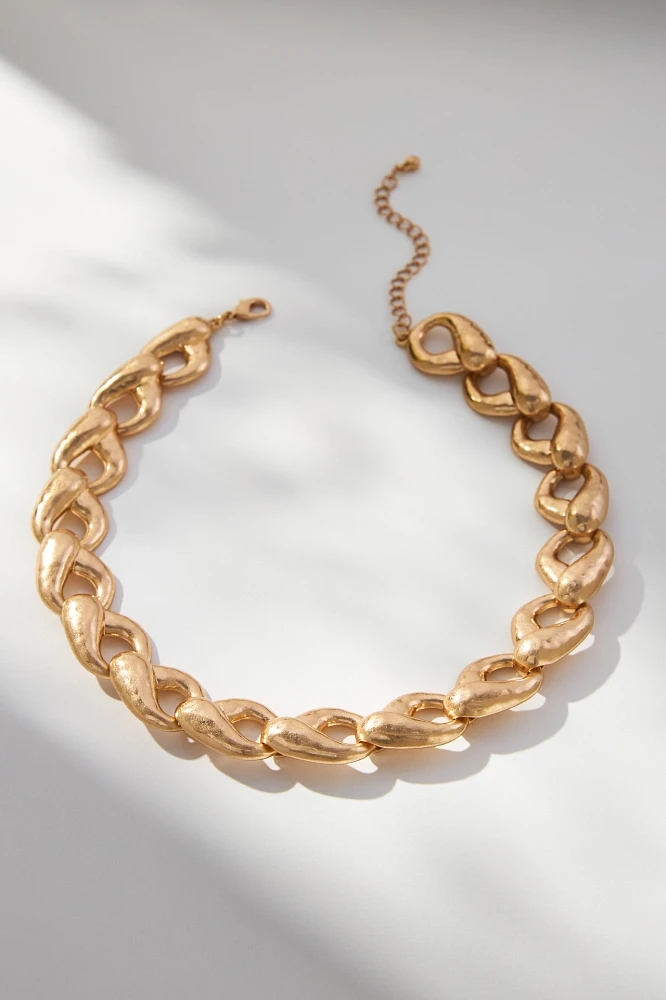 Structured Chunky Link Necklace