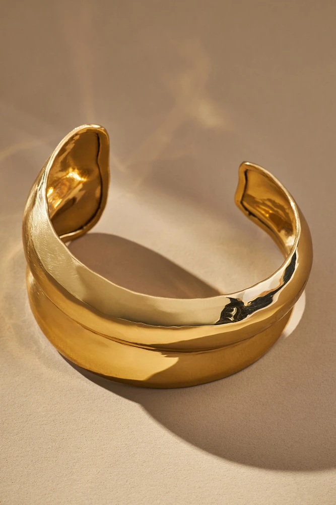 Sculptural Cuff Bracelet