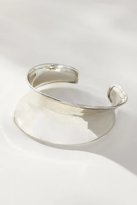 Wide Sculptural Cuff Bracelet